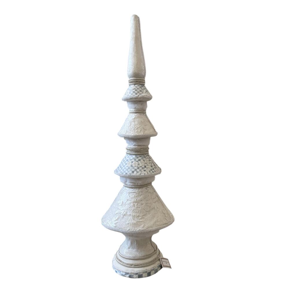 NEW Mackenzie-Childs Crystal Palace Large Tabletop Finial 28.75in Holiday Decor